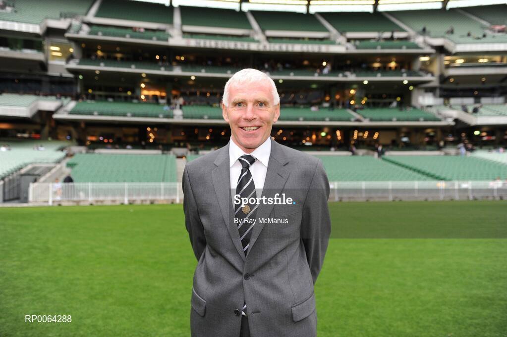 31 October 2008; Goal umpires Gerry Kinneavey ahead of the game. Toyota International Rules Series, Australia v Ireland, Melbourne Cricket Ground, Melbourne, Australia. Picture credit: Ray McManus / SPORTSFILE