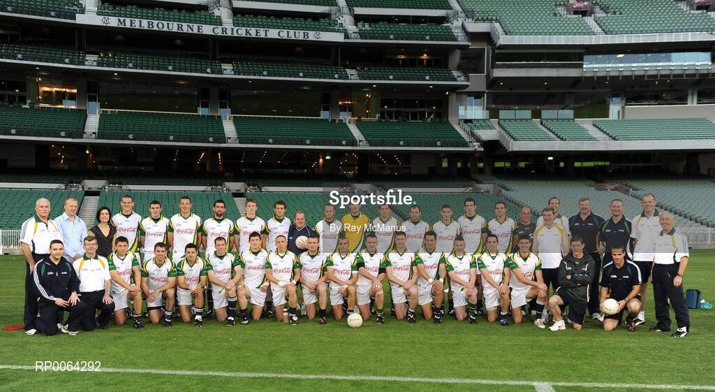 31 October 2008; The Ireland squad. Toyota International Rules Series, Australia v Ireland, Melbourne Cricket Ground, Melbourne, Australia. Picture credit: Ray McManus / SPORTSFILE