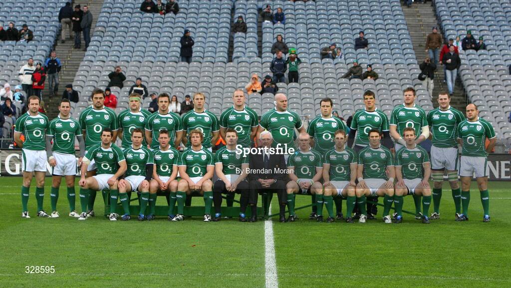 22 November 2008; The Ireland squad. Guinness Autumn Internationals, Ireland v Argentina, Croke Park, Dublin. Picture credit: SPORTSFILE / POOL