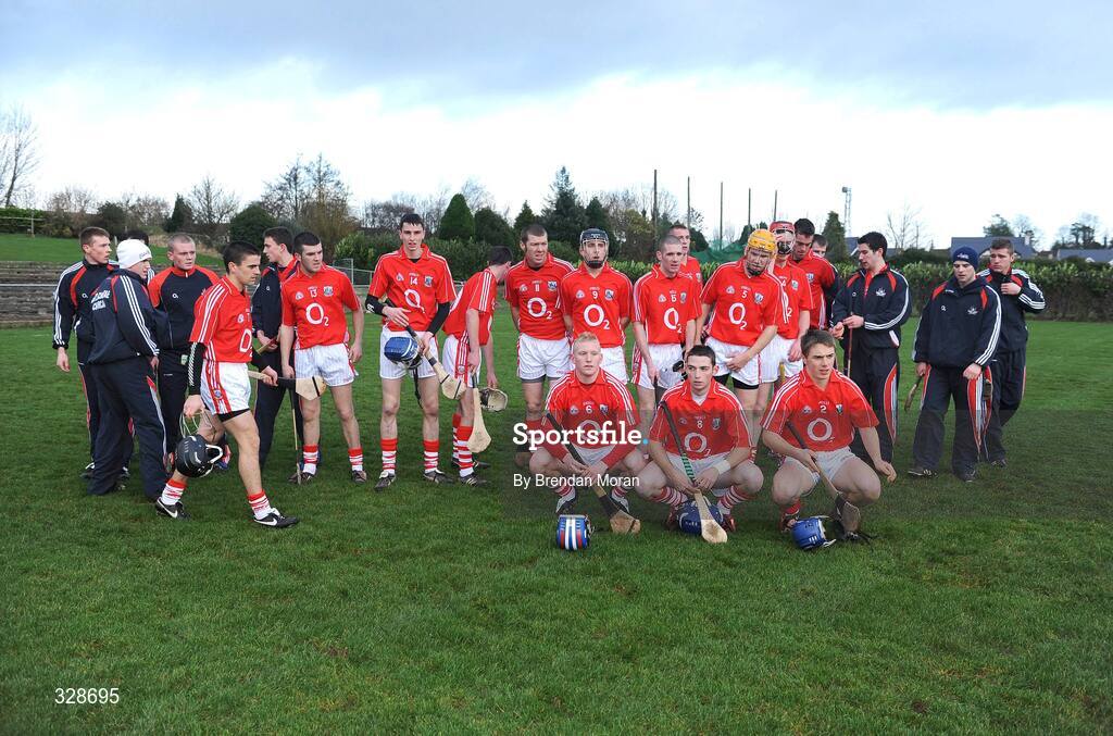23 November 2008; The Cork team prepare to stand for a team photograph. Match to celebrate 150th Anniversary of St Colman's College, St Colman's XV v Cork Selection XV, Fitzgerald Park, Fermoy, Co. Cork. Picture credit: Brendan Moran / SPORTSFILE