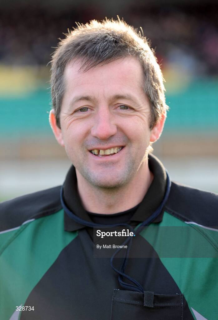 23 November 2008; Referee Phil Doyle. AIB Leinster Senior Club Football Championship Semi-Final, Eire Og v Rhode, Dr. Cullen Park, Carlow. Picture credit: Matt Browne / SPORTSFILE