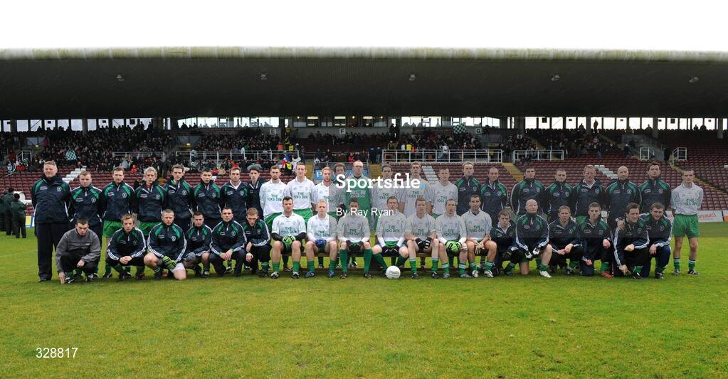 23 November 2008; The Eastern Harps squad. AIB Connacht Senior Club Football Championship Final, Corofin v Eastern Harps, Pearse Stadium, Galway. Picture credit: Ray Ryan / SPORTSFILE