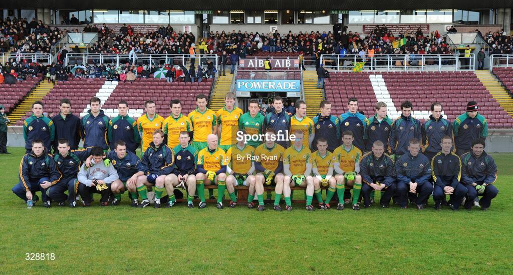 23 November 2008; The Corofin squad. AIB Connacht Senior Club Football Championship Final, Corofin v Eastern Harps, Pearse Stadium, Galway. Picture credit: Ray Ryan / SPORTSFILE