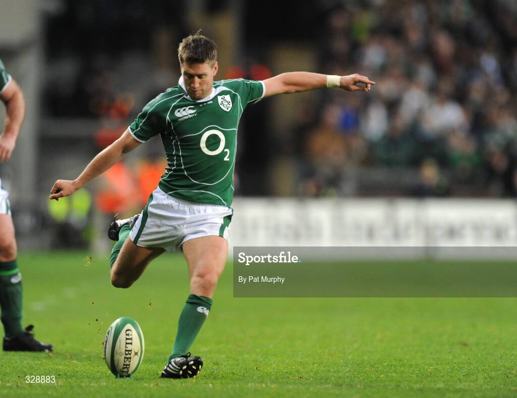 22 November 2008; Ronan O'Gara, Ireland. Guinness Autumn Internationals, Ireland v Argentina, Croke Park, Dublin. Picture credit: Pat Murphy / SPORTSFILE