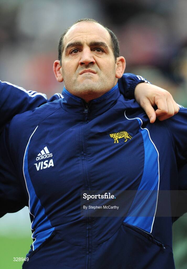 22 November 2008; Mario Ledesma, Argentina. Guinness Autumn Internationals, Ireland v Argentina, Croke Park, Dublin. Picture credit: Stephen McCarthy / SPORTSFILE