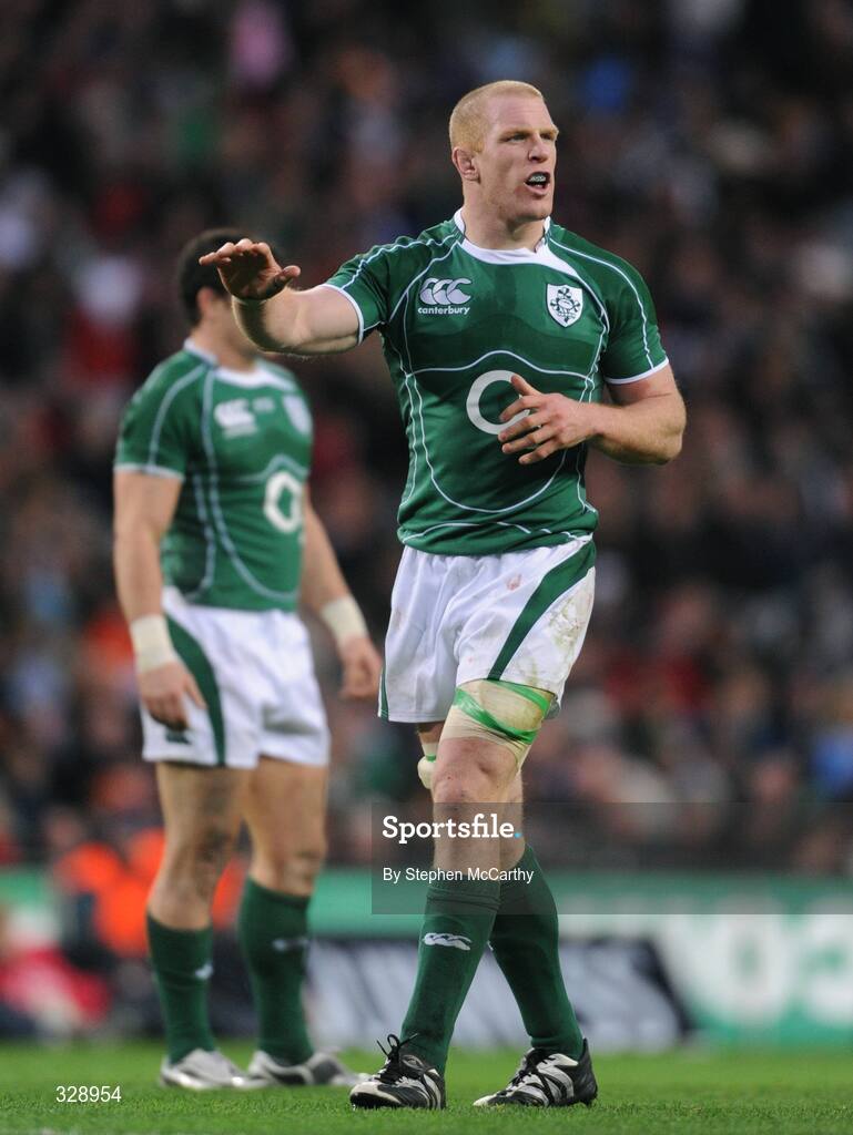 22 November 2008; Paul O'Connell, Ireland. Guinness Autumn Internationals, Ireland v Argentina, Croke Park, Dublin. Picture credit: Stephen McCarthy / SPORTSFILE