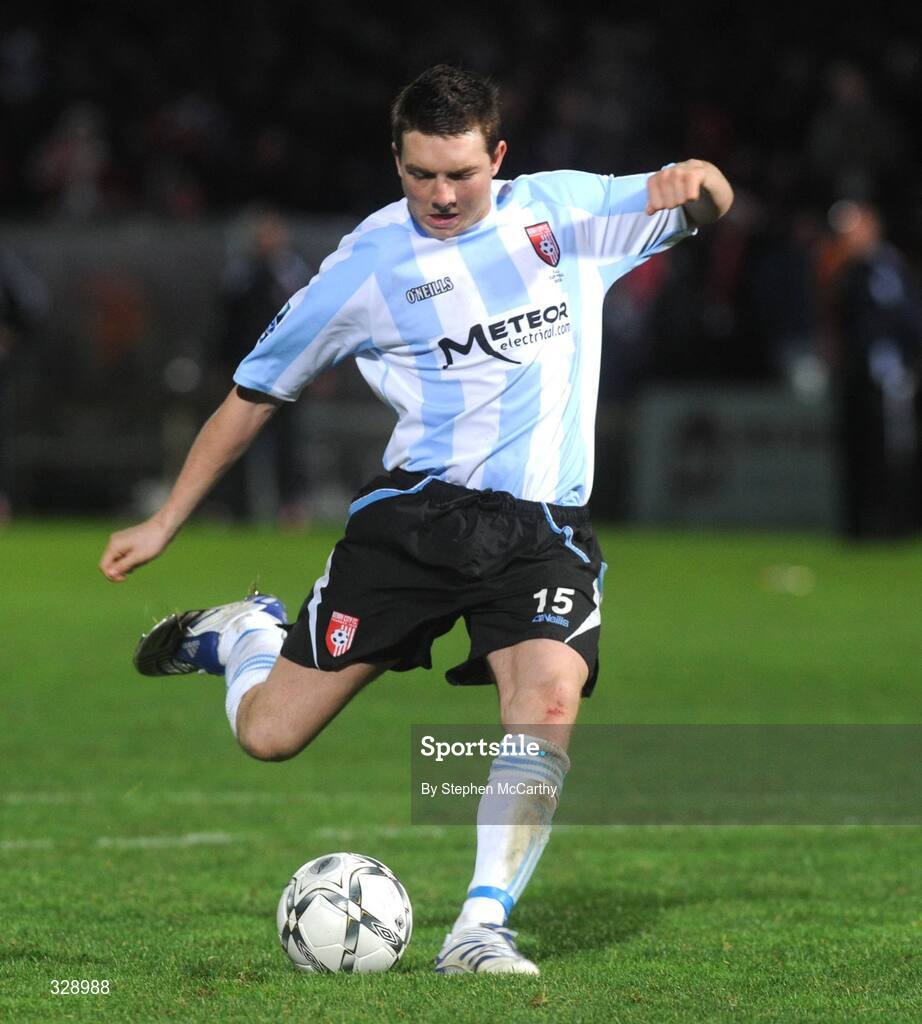 23 November 2008; Kevin Deery, Derry City. Ford FAI Cup Final 2008, Bohemians v Derry City, RDS, Ballsbridge, Dublin. Picture credit: Stephen McCarthy / SPORTSFILE