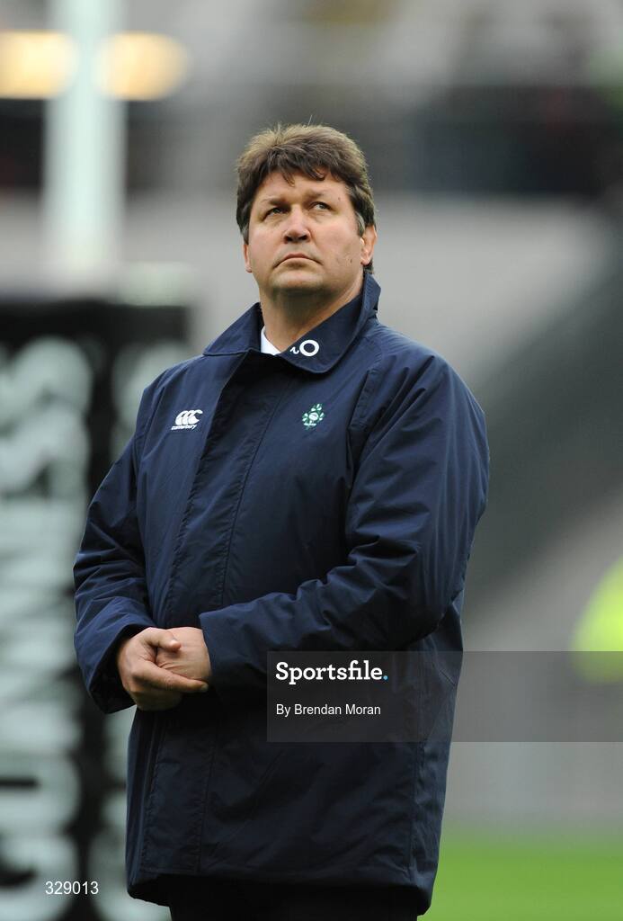22 November 2008; Gert Smal, forwards coach, Ireland. Guinness Autumn Internationals, Ireland v Argentina, Croke Park, Dublin. Picture credit: Brendan Moran / SPORTSFILE