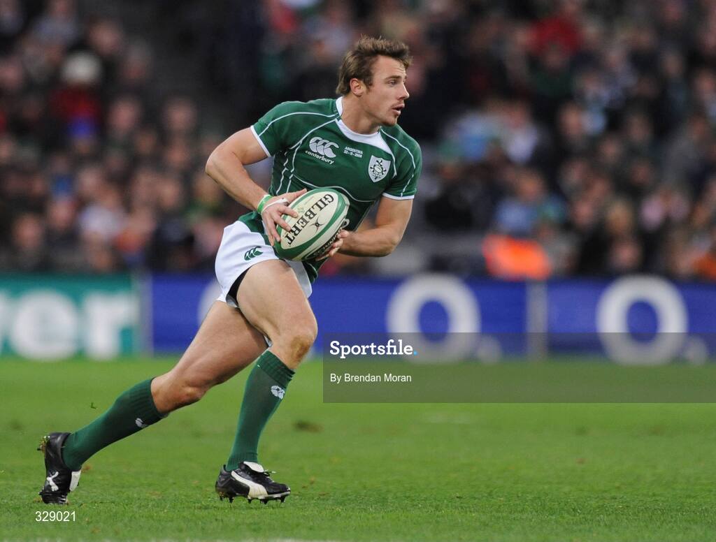 22 November 2008; Tommy Bowe, Ireland. Guinness Autumn Internationals, Ireland v Argentina, Croke Park, Dublin. Picture credit: Brendan Moran / SPORTSFILE