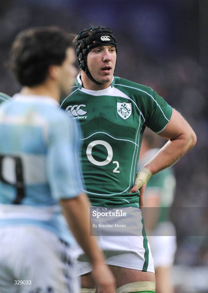 22 November 2008; Stephen Ferris, Ireland. Guinness Autumn Internationals, Ireland v Argentina, Croke Park, Dublin. Picture credit: Brendan Moran / SPORTSFILE