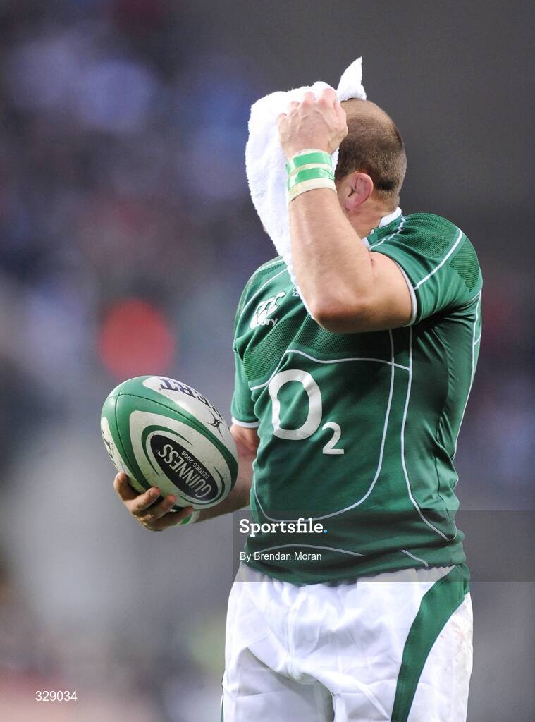 22 November 2008; Rory Best, Ireland. Guinness Autumn Internationals, Ireland v Argentina, Croke Park, Dublin. Picture credit: Brendan Moran / SPORTSFILE