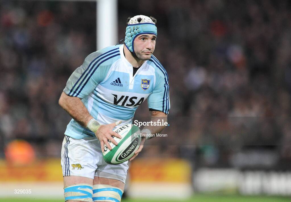 22 November 2008; Juan Manuel Leguizamon, Argentina. Guinness Autumn Internationals, Ireland v Argentina, Croke Park, Dublin. Picture credit: Brendan Moran / SPORTSFILE