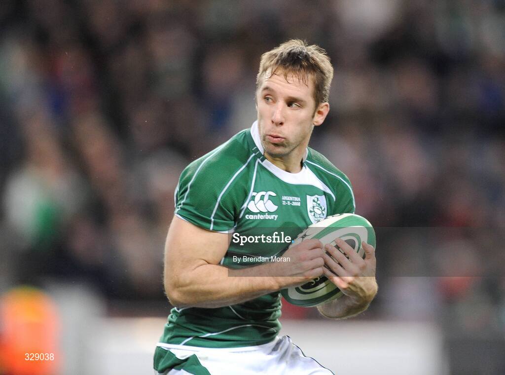 22 November 2008; Tomas O'Leary, Ireland. Guinness Autumn Internationals, Ireland v Argentina, Croke Park, Dublin. Picture credit: Brendan Moran / SPORTSFILE