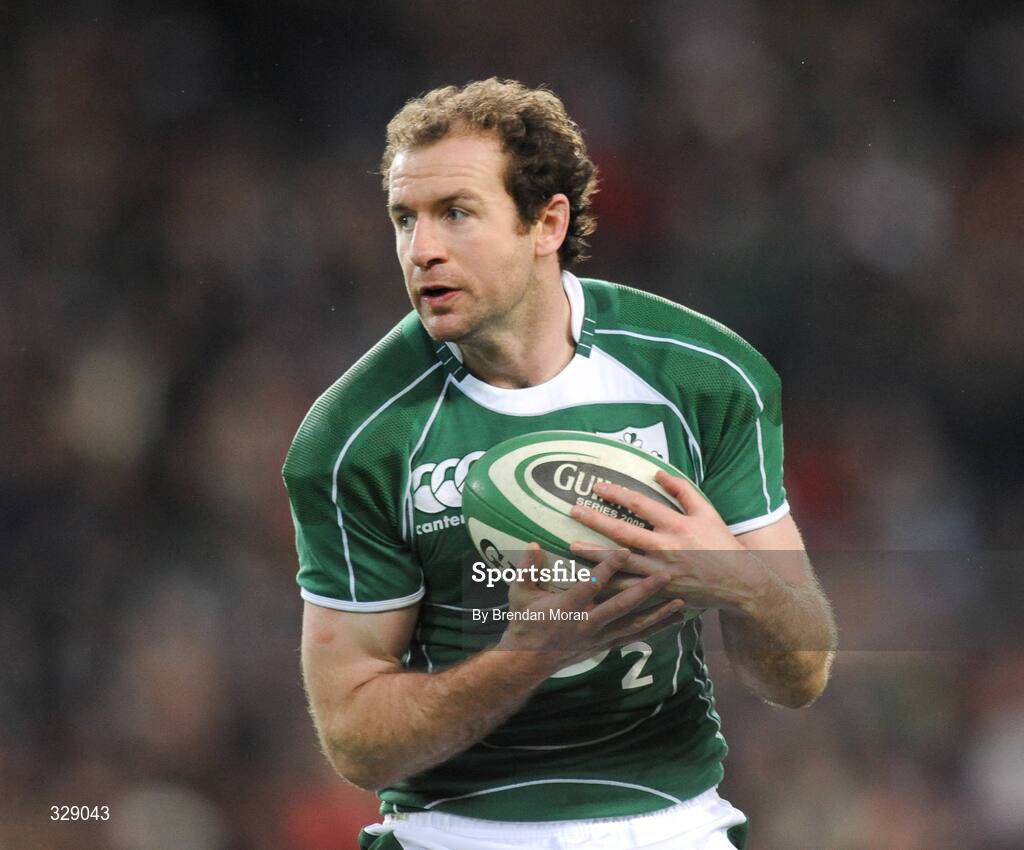 22 November 2008; Geordan Murphy, Ireland. Guinness Autumn Internationals, Ireland v Argentina, Croke Park, Dublin. Picture credit: Brendan Moran / SPORTSFILE
