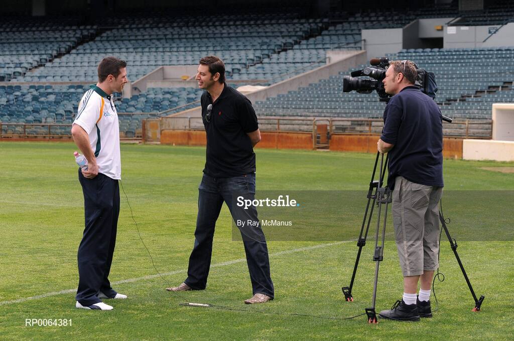23 October 2008; Irish captain Sean Cavanagh at a press conference in advance of the Australia v Ireland International Rules game. 2008 International Rules tour, Subacio Oval, Perth, Australia. Picture credit: Ray McManus / SPORTSFILE