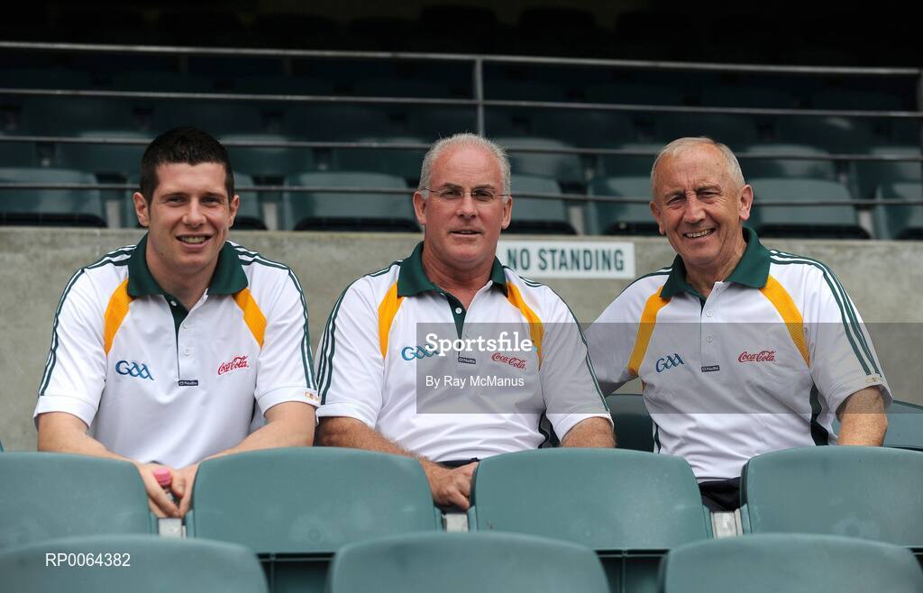 23 October 2008; Irish captain Sean Cavanagh, Sean Walsh, tour manager, and Irish Manager Sean Boylan after a press conference in advance of the Australia v Ireland International Rules game. 2008 International Rules tour, Subacio Oval, Perth, Australia. Picture credit: Ray McManus / SPORTSFILE