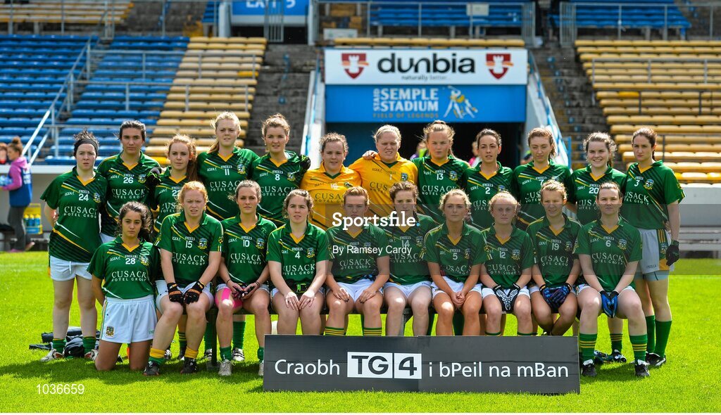 3 August 2015; The Meath squad. TG4 Ladies Football All-Ireland Senior Championship, Qualifier Round 2, Cork v Meath. Semple Stadium, Thurles, Co. Tipperary. Picture credit: Ramsey Cardy / SPORTSFILE