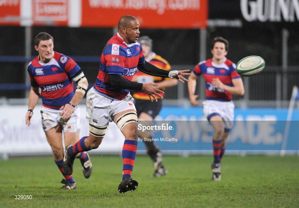 21 November 2008; Heinrich Stride, Clontarf. Leinster Senior League Cup Final, Clontarf v Lansdowne, Donnybrook Stadium, Dublin. Picture credit: Stephen McCarthy / SPORTSFILE