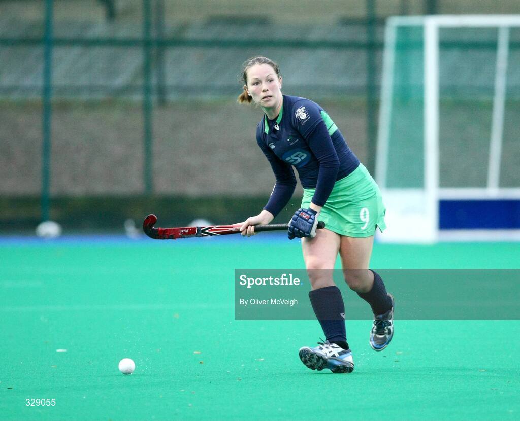 22 November 2008; Bridget McKeever, Ireland. Women's International, Ireland v Scotland, Banbridge Hockey Club, Banbridge, Co. Down. Picture credit: Oliver McVeigh / SPORTSFILE