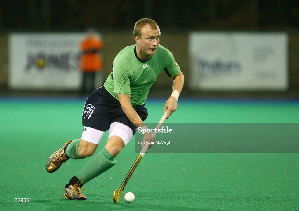 22 November 2008; Graham Shaw, Ireland. Men's International, Ireland v Scotland, Banbridge Hockey Club, Banbridge, Co. Down. Picture credit: Oliver McVeigh / SPORTSFILE
