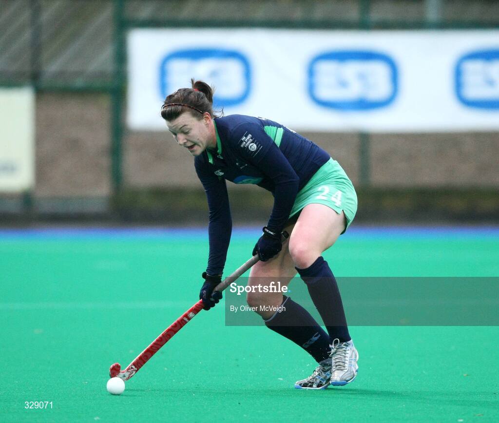 22 November 2008; Lauren Barr, Ireland. Women's International, Ireland v Scotland, Banbridge Hockey Club, Banbridge, Co. Down. Picture credit: Oliver McVeigh / SPORTSFILE