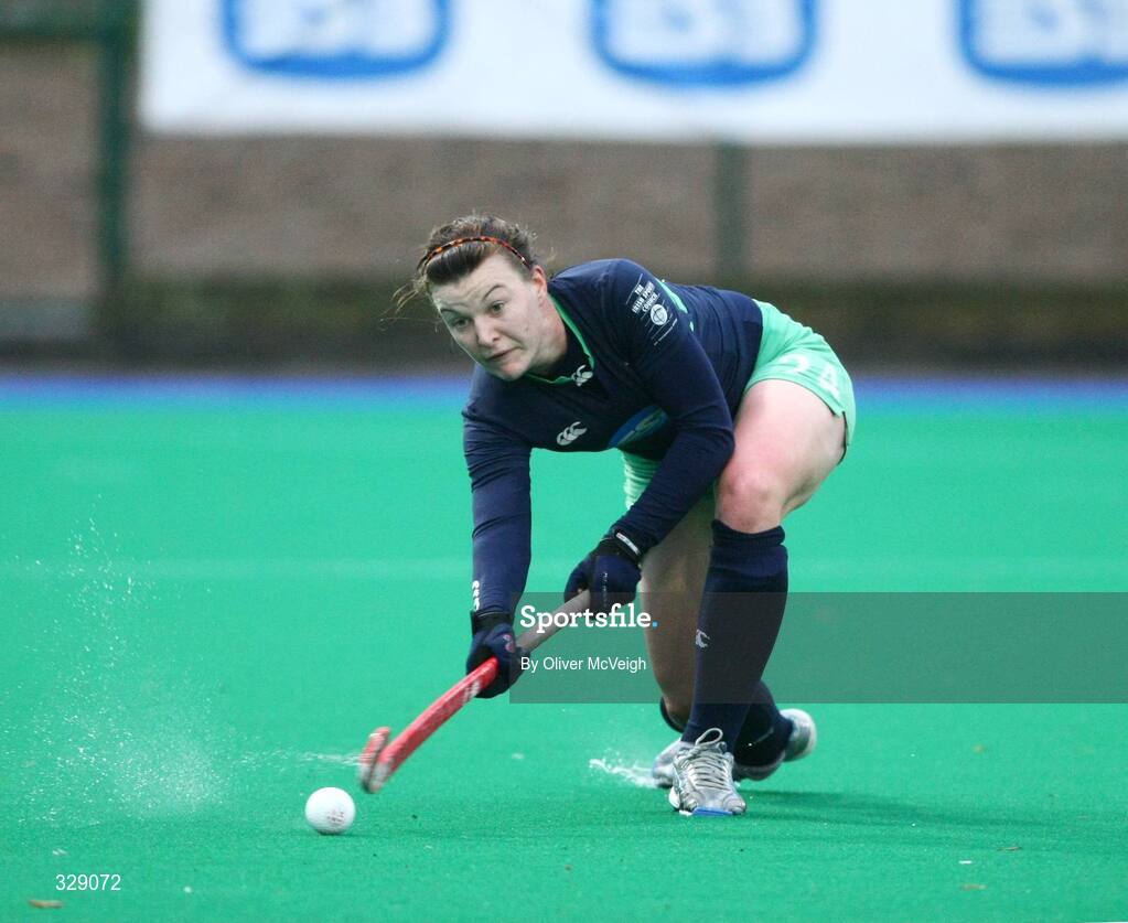 22 November 2008; Lauren Barr, Ireland. Women's International, Ireland v Scotland, Banbridge Hockey Club, Banbridge, Co. Down. Picture credit: Oliver McVeigh / SPORTSFILE