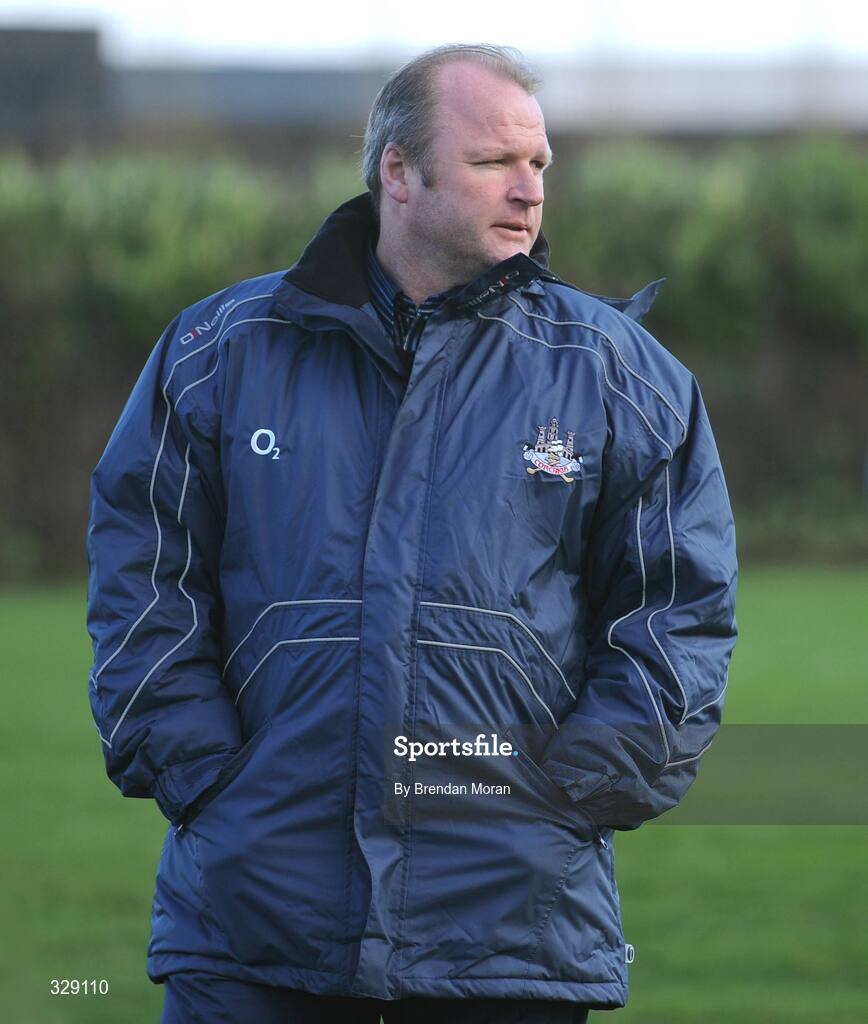 23 November 2008; Teddy McCarthy, Cork selector. Match to celebrate 150th Anniversary of St Colman's College, St Colman's XV v Cork Selection XV, Fitzgerald Park, Fermoy, Co. Cork. Picture credit: Brendan Moran / SPORTSFILE