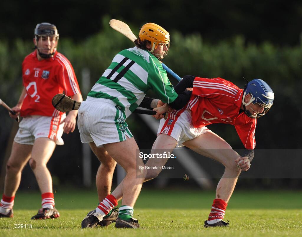 23 November 2008; Michael Collins, Cork Selection XV, in action against James Murray, St Colman's XV. Match to celebrate 150th Anniversary of St Colman's College, St Colman's XV v Cork Selection XV, Fitzgerald Park, Fermoy, Co. Cork. Picture credit: Brendan Moran / SPORTSFILE