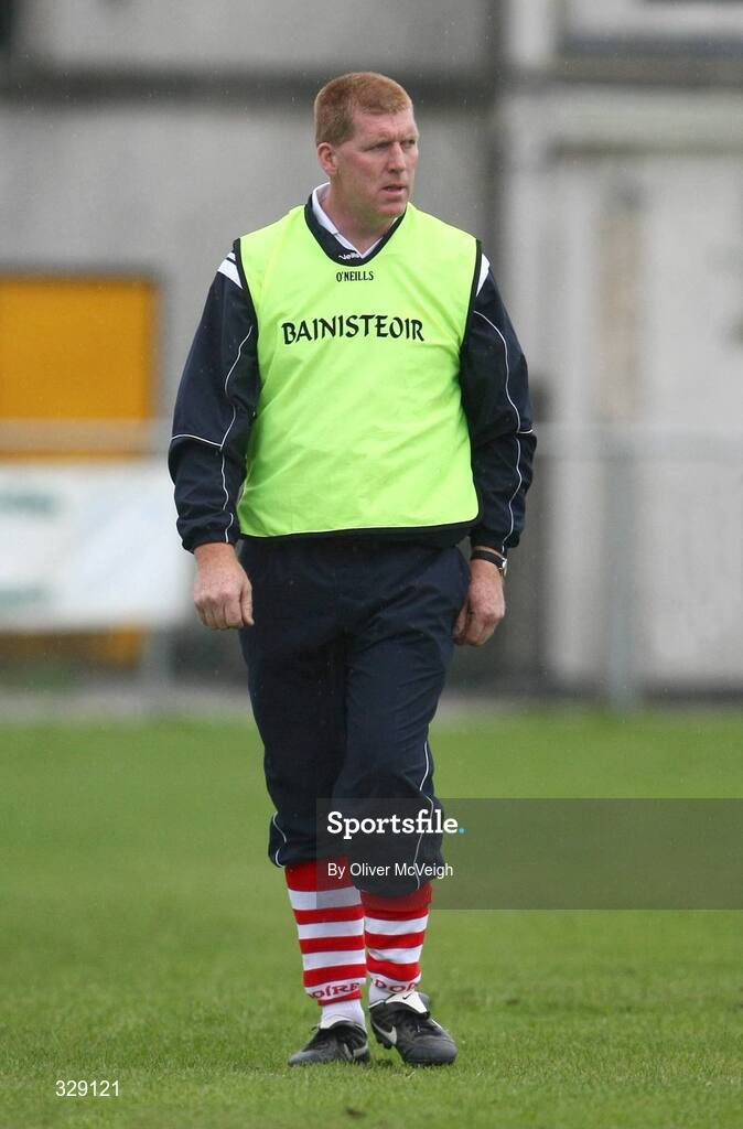 30 July 2008; Derry manager Brian McGilligan. Ulster U21 Hurling Championship, Derry v Down, Ballycran, Co. Down. Picture credit: Oliver McVeigh / SPORTSFILE