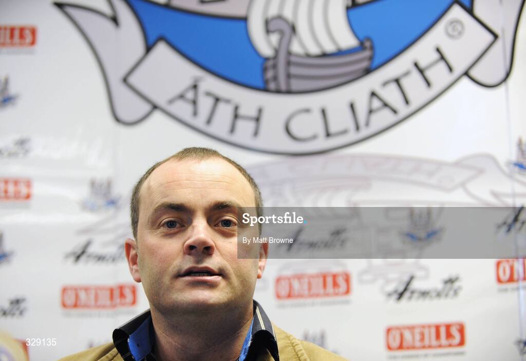26 November 2008; New Dublin senior hurling manager Anthony Daly during a press conference. Parnell Park, Dublin. Picture credit: Matt Browne / SPORTSFILE