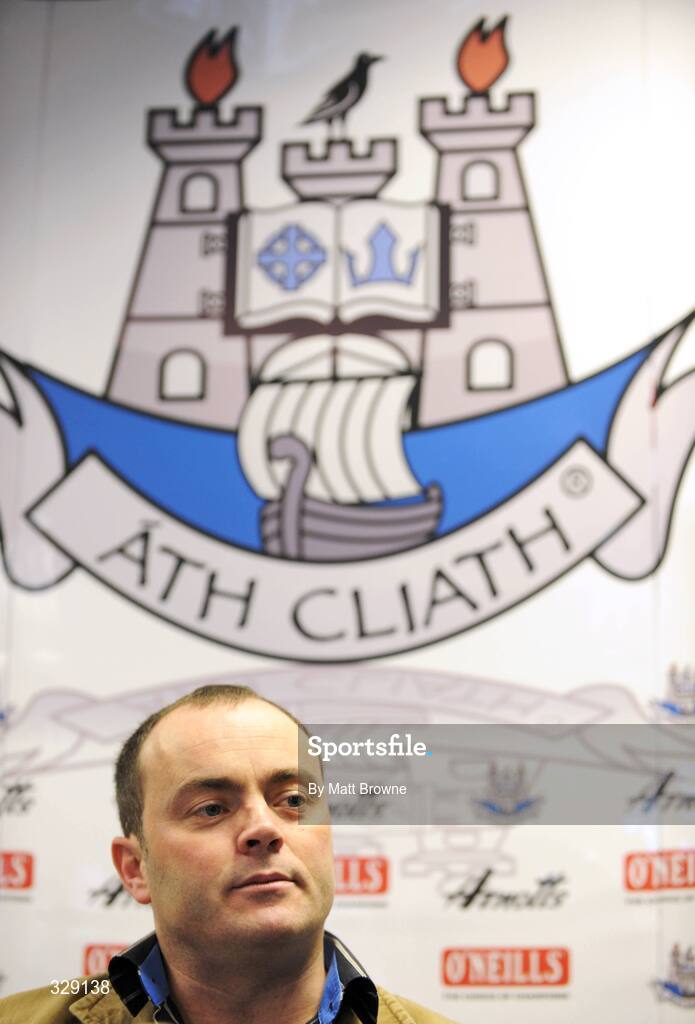 26 November 2008; New Dublin senior hurling manager Anthony Daly during a press conference. Parnell Park, Dublin. Picture credit: Matt Browne / SPORTSFILE