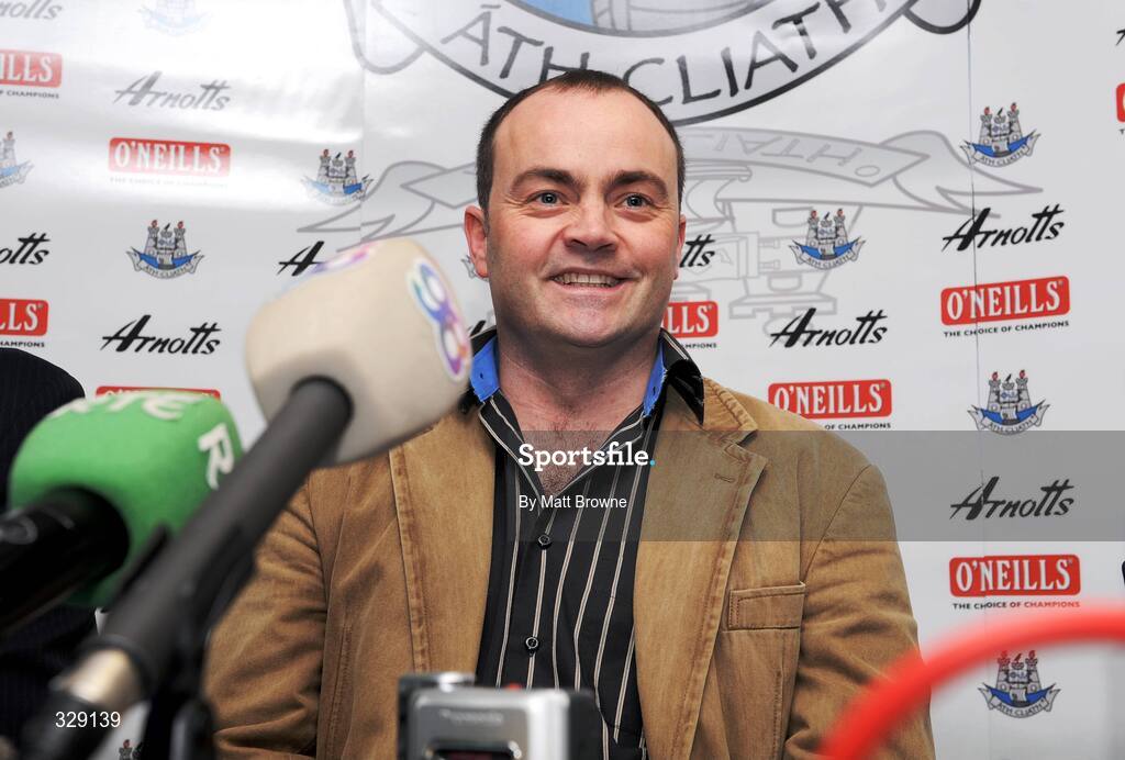 26 November 2008; New Dublin senior hurling manager Anthony Daly during a press conference. Parnell Park, Dublin. Picture credit: Matt Browne / SPORTSFILE