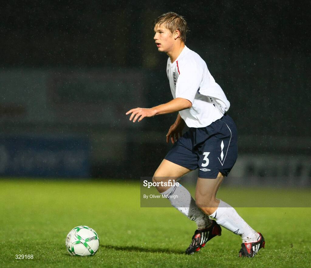 10 October 2008; Lee Hills, England. UEFA Under 19 European Championships Qualifying Round, Northern Ireland v England, Windsor Park, Belfast. Picture credit: Oliver McVeigh / SPORTSFILE