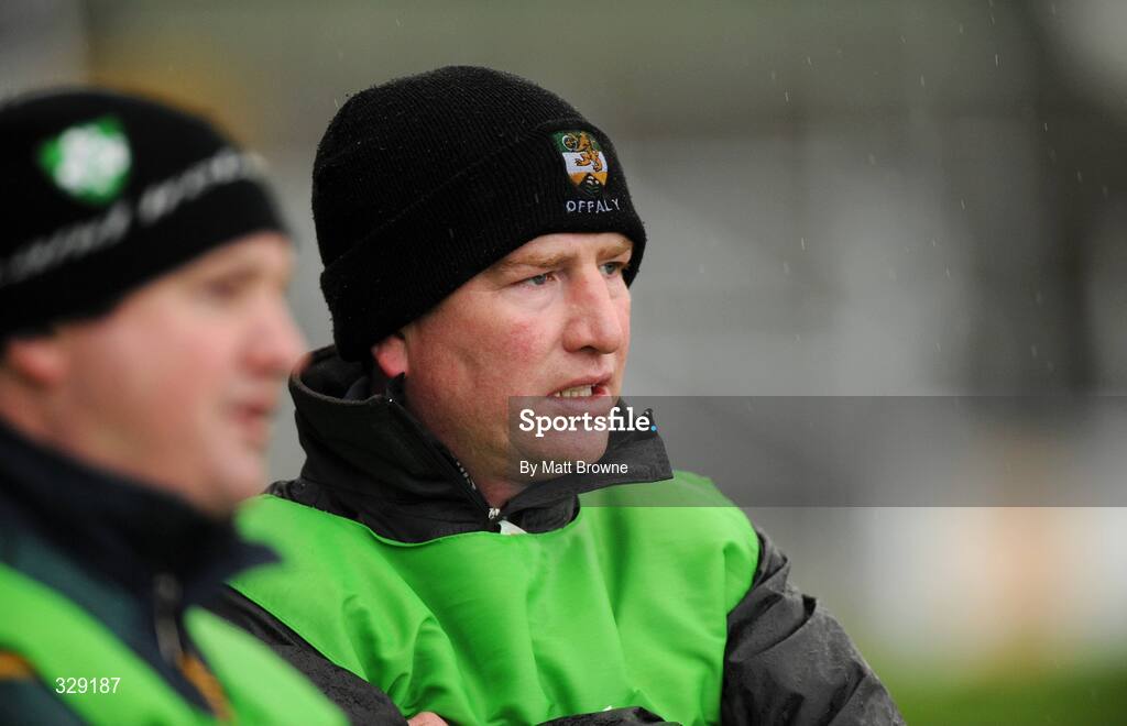 23 November 2008; Tom Coffey, Rhode manager. AIB Leinster Senior Club Football Championship Semi-Final, Eire Og v Rhode, Dr. Cullen Park, Carlow. Picture credit: Matt Browne / SPORTSFILE