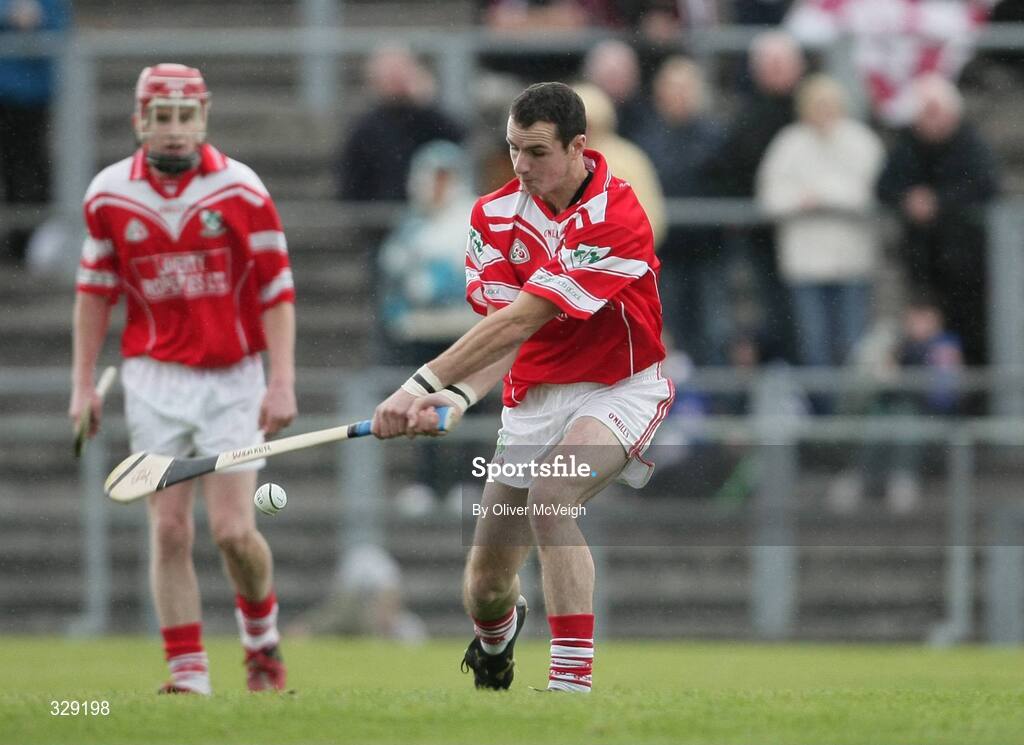 28 September 2008; Liam Watson, Loughgiel Shamrocks. Antrim County Senior Hurling Final, Cushendalls Ruairi Og's v Loughgiel Shamrocks, Casement Park, Belfast, Co. Antrim. Picture credit: Oliver McVeigh / SPORTSFILE
