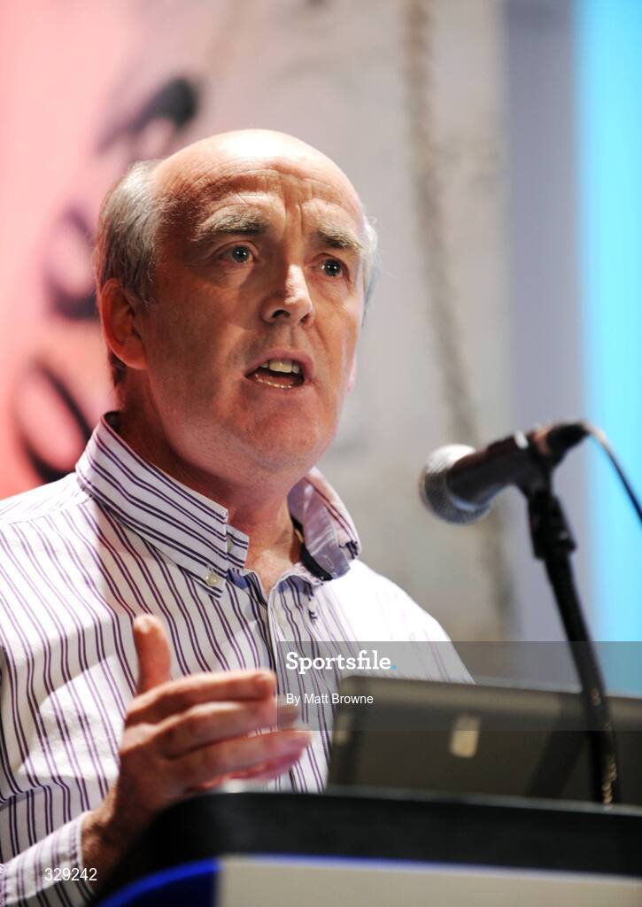28 November 2008; Paul O'Kelly, former Offaly football coach, speaking during the GAA Games Development Conference 2008. Croke Park, Dublin. Picture credit: Matt Browne / SPORTSFILE