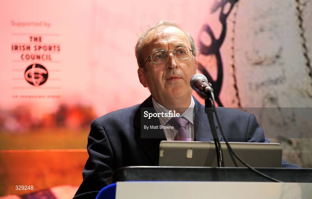 28 November 2008; Paudie Butler, National Hurling Development Coordinator, speaking during the GAA Games Development Conference 2008. Croke Park, Dublin. Picture credit: Matt Browne / SPORTSFILE