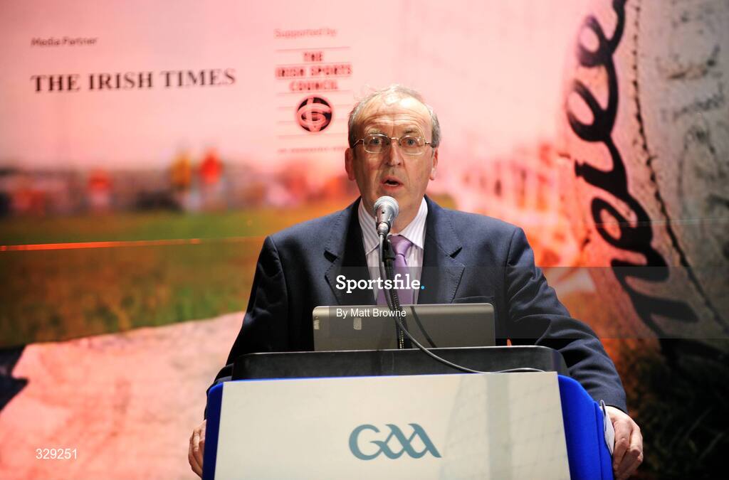 28 November 2008; Paudie Butler, National Hurling Development Coordinator, speaking during the GAA Games Development Conference 2008. Croke Park, Dublin. Picture credit: Matt Browne / SPORTSFILE