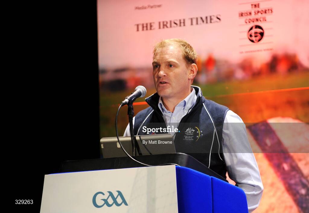 28 November 2008; Richard Shuttleworth, Australian Institute of Sport, at the GAA Games Development Conference 2008. Croke Park, Dublin. Picture credit: Matt Browne / SPORTSFILE