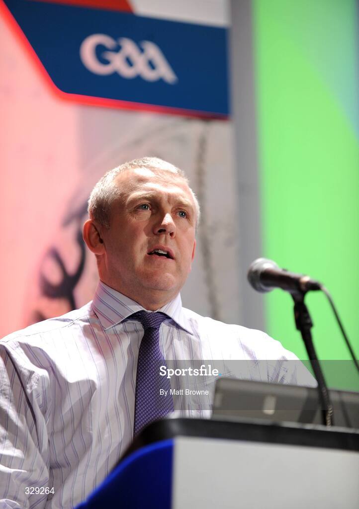 28 November 2008; Eugene Young, Director of Coaching in Ulster, at the GAA Games Development Conference 2008. Croke Park, Dublin. Picture credit: Matt Browne / SPORTSFILE