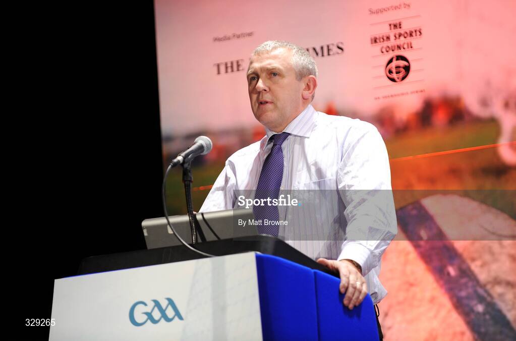 28 November 2008; Eugene Young, Director of Coaching in Ulster, at the GAA Games Development Conference 2008. Croke Park, Dublin. Picture credit: Matt Browne / SPORTSFILE
