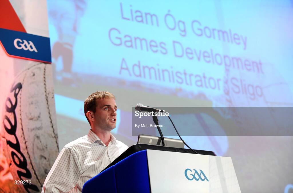 28 November 2008; Liam Og Gormley, Games Development Administrator Sligo, at the GAA Games Development Conference 2008. Croke Park, Dublin. Picture credit: Matt Browne / SPORTSFILE
