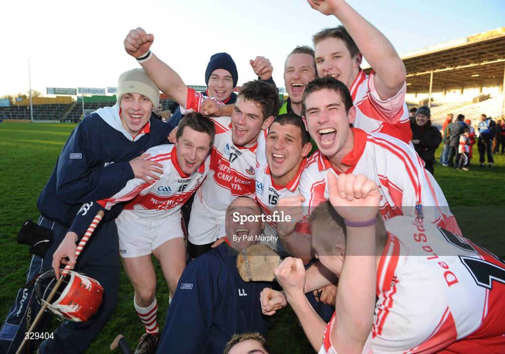30 November 2008; The De La Salle players celebrate after the game. AIB Munster Senior Club Hurling Championship Final, Adare v De La Salle, Semple Stadium, Thurles. Picture credit: Pat Murphy / SPORTSFILE