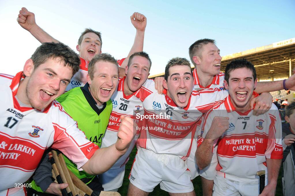 30 November 2008; The De La Salle players celebrate after the game. AIB Munster Senior Club Hurling Championship Final, Adare v De La Salle, Semple Stadium, Thurles. Picture credit: Pat Murphy / SPORTSFILE