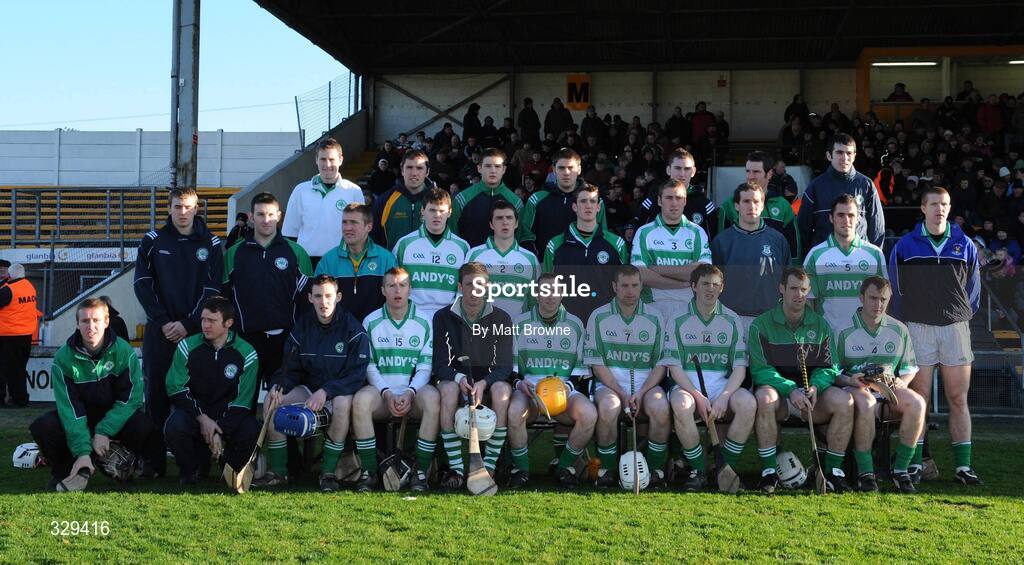 30 November 2008; The Ballyhale Shamrocks squad. AIB Leinster Senior Club Hurling Championship Final, Ballyhale Shamrocks v Birr, Nowlan Park, Kilkenny. Picture credit: Matt Browne / SPORTSFILE