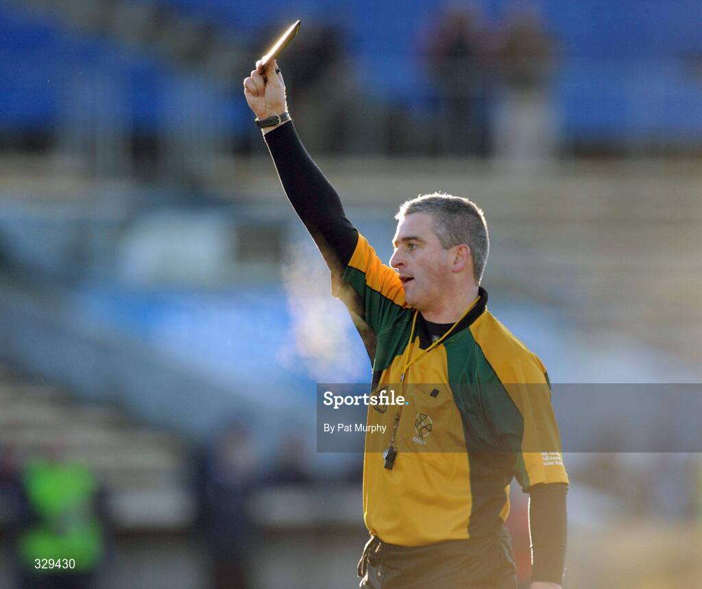 30 November 2008; Johnny Ryan, referee. AIB Munster Senior Club Hurling Championship Final, Adare v De La Salle, Semple Stadium, Thurles. Picture credit: Pat Murphy / SPORTSFILE