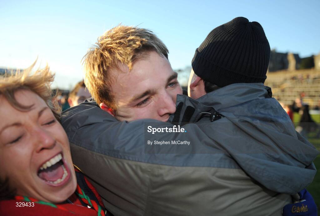30 November 2008; Darren O'Sullivan, Mid Kerry, is congratulated after the match. Kerry Senior Football Championship Final Replay, Kerins O'Rahilly's v Mid Kerry, Fitzgerald Stadium, Killarney, Co. Kerry. Picture credit: Stephen McCarthy / SPORTSFILE