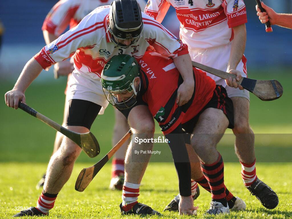 30 November 2008; Liam Costello, Adare, in action against, Ian Flynn, De La Salle. AIB Munster Senior Club Hurling Championship Final, Adare v De La Salle, Semple Stadium, Thurles. Picture credit: Pat Murphy / SPORTSFILE