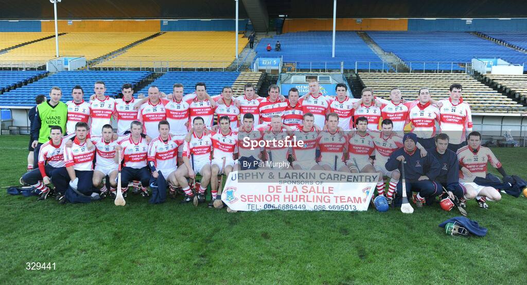 30 November 2008; The De La Salle team. AIB Munster Senior Club Hurling Championship Final, Adare v De La Salle, Semple Stadium, Thurles. Picture credit: Pat Murphy / SPORTSFILE