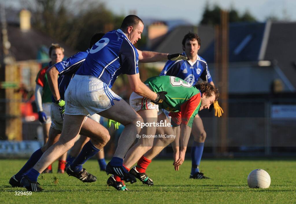 30 November 2008; Donal Kelliher, Mid Kerry, is tackled by Micheal Quirke, Kerins O'Rahilly's. Kerry Senior Football Championship Final Replay, Kerins O'Rahilly's v Mid Kerry, Fitzgerald Stadium, Killarney, Co. Kerry. Picture credit: Stephen McCarthy / SPORTSFILE